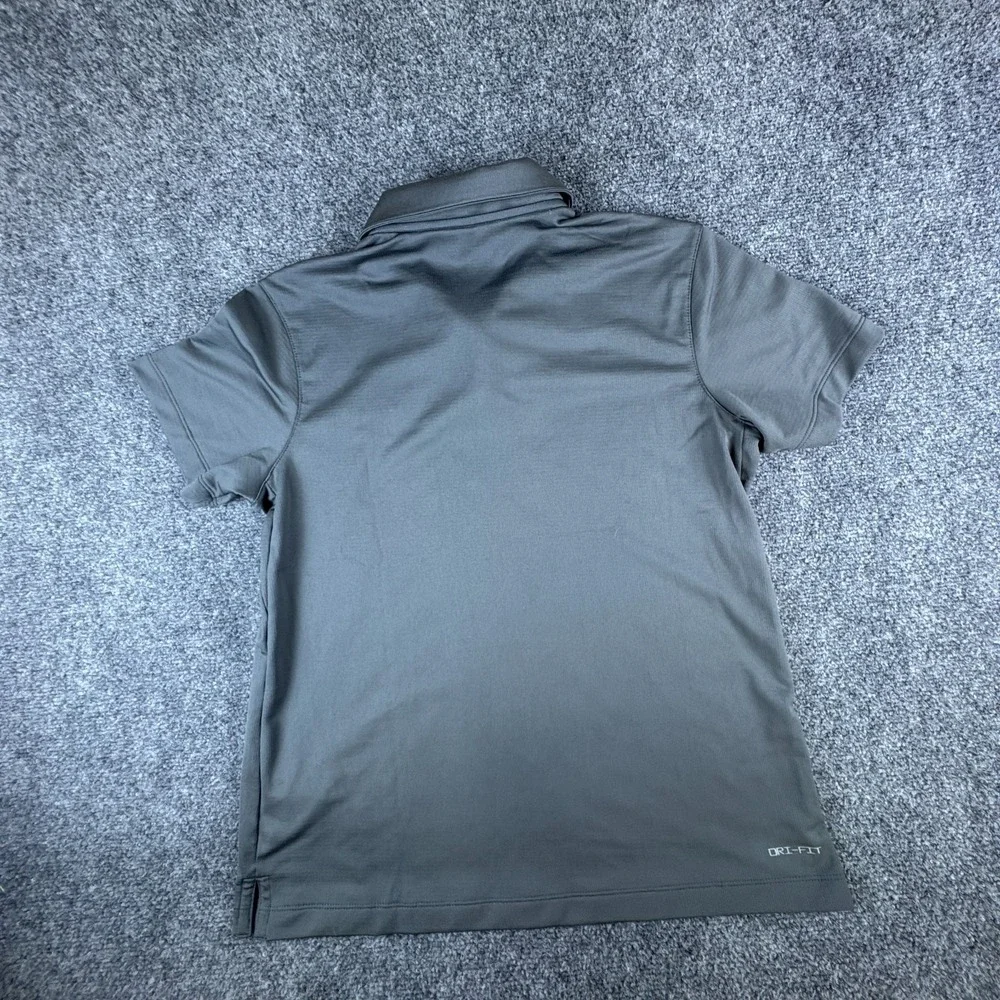 Nike Dri-FIT Fresno Grizzlies Baseball MiLB Polo Shirt Womens Medium Gray Logo